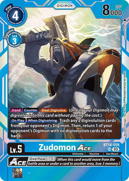 Zudomon Ace - BT14-026