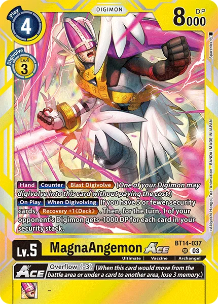 MagnaAngemon Ace (Special Rare) - BT14-037