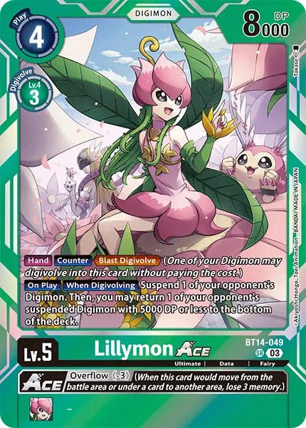 Lillymon Ace (Special Rare) - BT14-049