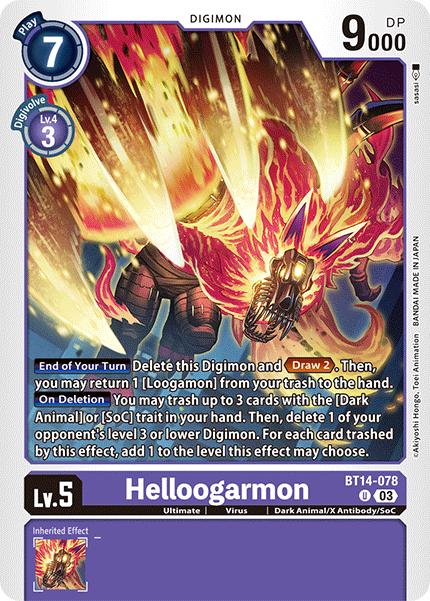 Helloogarmon - BT14-078