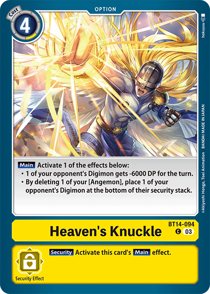 Heaven's Knuckle - BT14-094