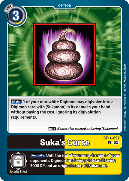 Suka's Curse - BT14-097