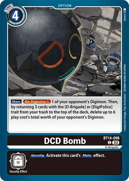 DCD Bomb - BT14-098