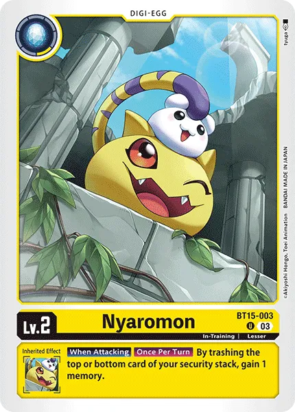 Nyaromon (Exceed Apocalypse Box Promotion Pack) - BT15-003