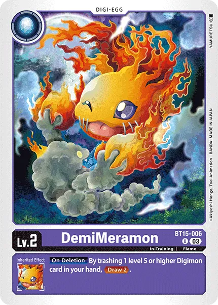 DemiMeramon (Exceed Apocalypse Box Promotion Pack) - BT15-006