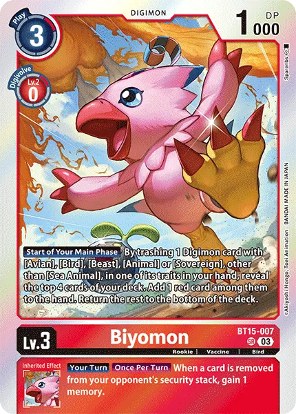 Biyomon - BT15-007