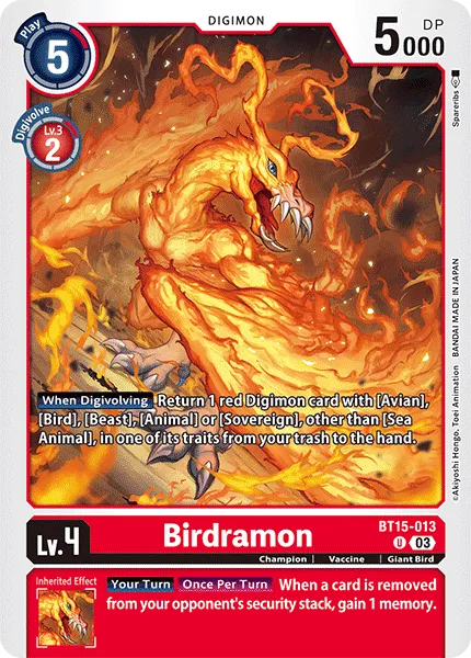 Birdramon - BT15-013