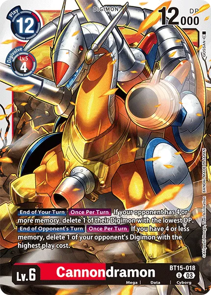 Cannondramon - BT15-018