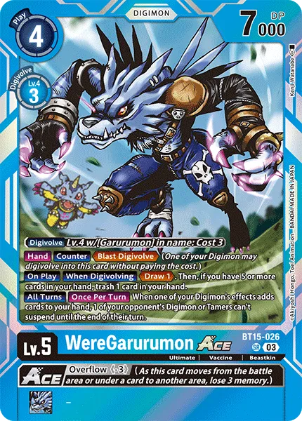 WereGarurumon Ace - BT15-026