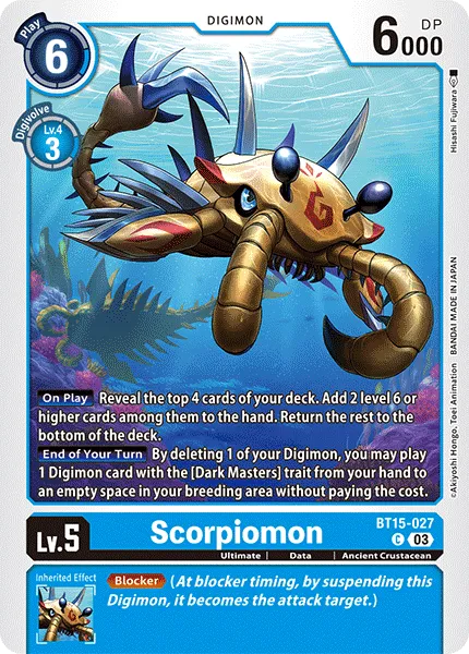 Scorpiomon - BT15-027