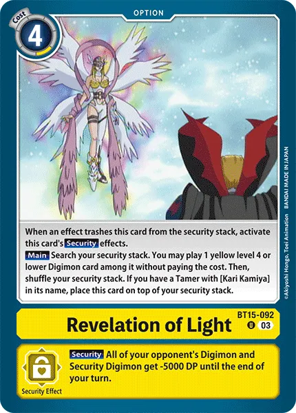 Revelation of Light - BT15-092