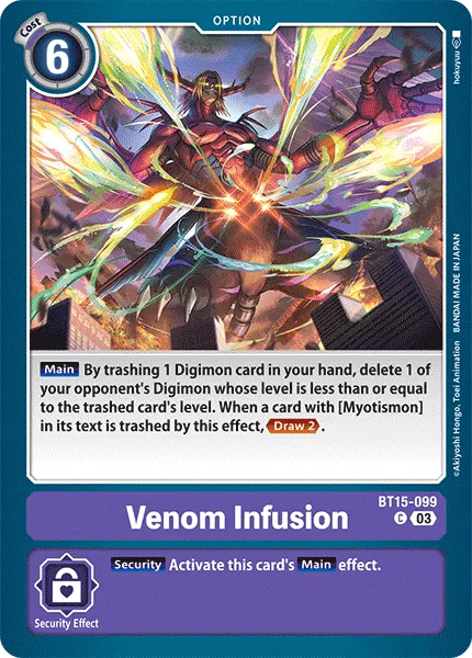 Venom Infusion - BT15-099