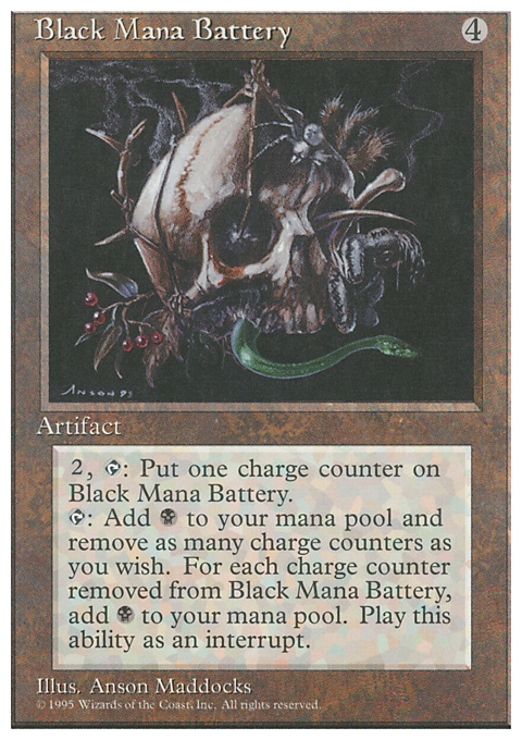 4ED - Black Mana Battery