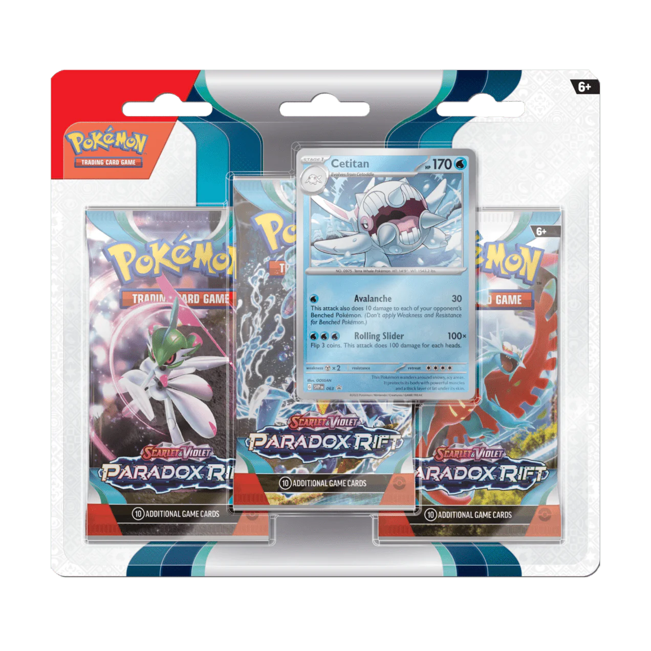 Pokémon TCG - Paradox Rift 3 Booster Pack Blister