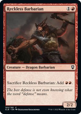 CLB - Reckless Barbarian
