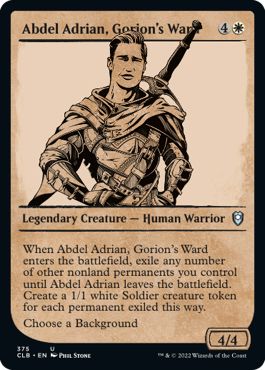 CLB - Abdel Adrian, Gorion's Ward