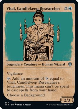 CLB - Vhal, Candlekeep Researcher