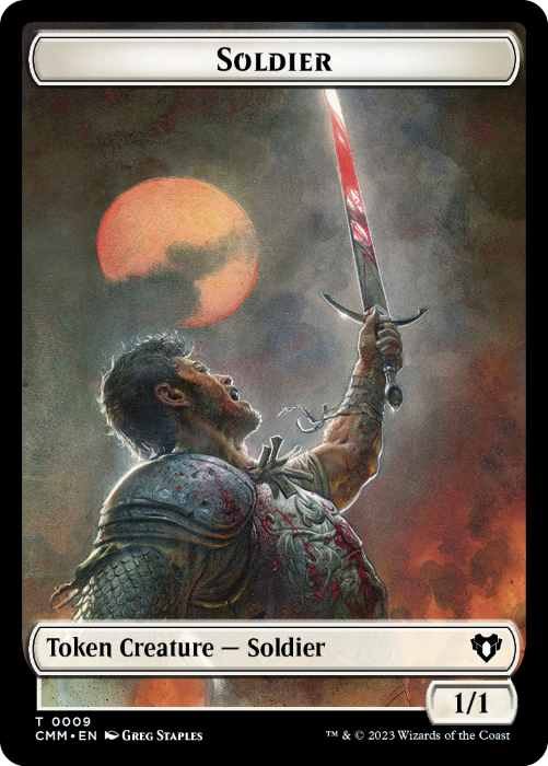 TCMM - Soldier // Ob Nixilis of the Black Oath Emblem Token