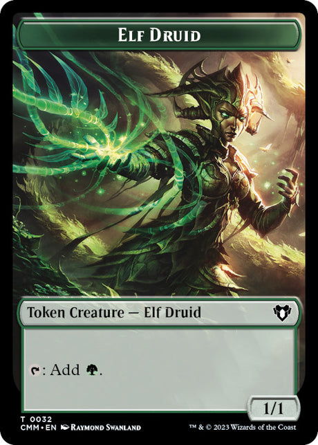 TCMM - Elemental 024 // Elf Druid Token