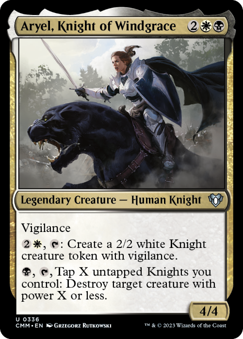 CMM - Aryel, Knight of Windgrace