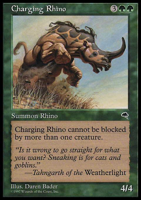 TMP - Charging Rhino