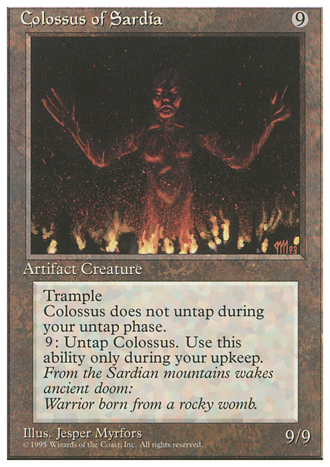 4ED - Colossus of Sardia