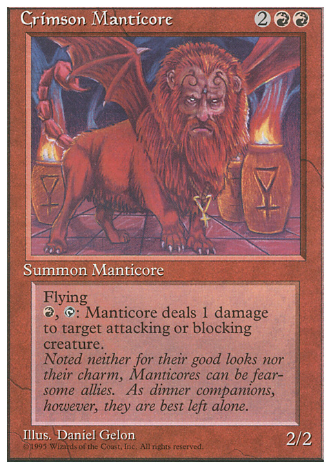 4ED - Crimson Manticore