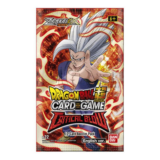 Dragon Ball Super Card Game - Critical Blow Booster Pack DBS-B22