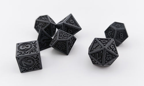 Dice Set - Collection: Carbon