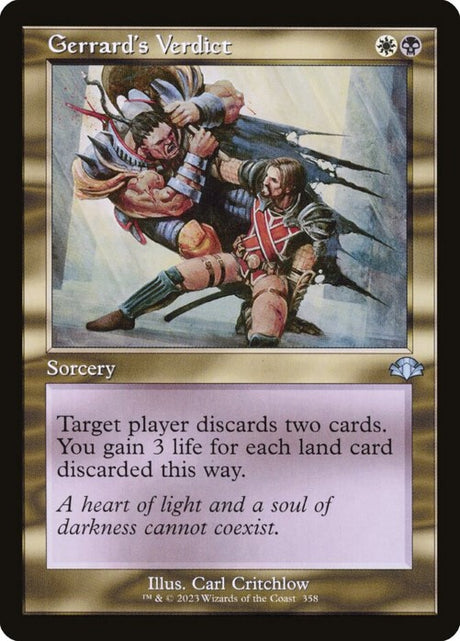 DMR - Gerrard's Verdict