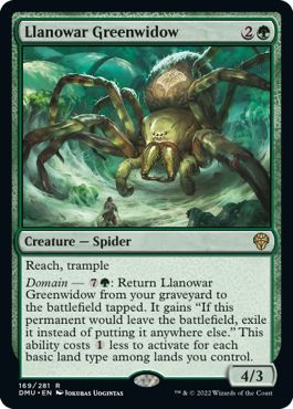 DMU - Llanowar Greenwidow