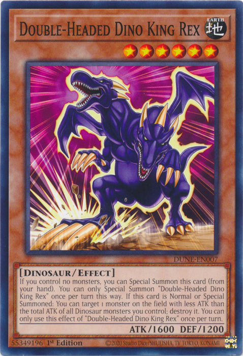Double-Headed Dino King Rex - DUNE-EN007