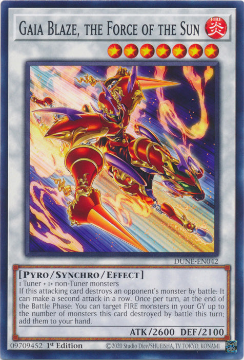 Gaia Blaze, the Force of the Sun - DUNE-EN042