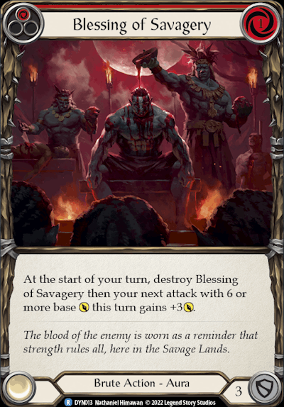 DYN - Blessing of Savagery (Red) 