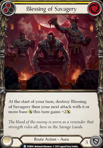 DYN - Blessing of Savagery (Yellow) 