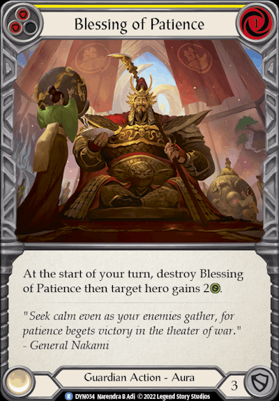 DYN - Blessing of Patience (Yellow) 