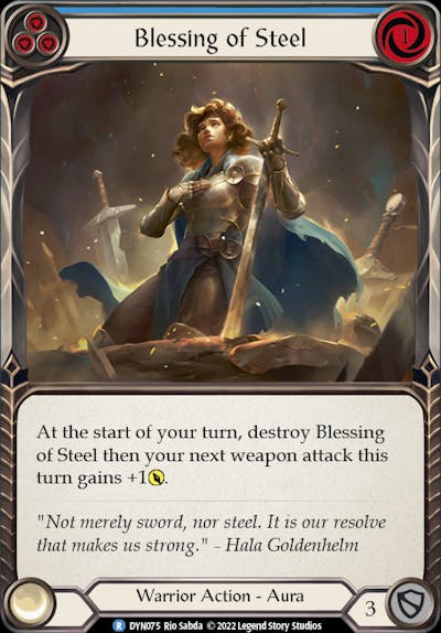DYN - Blessing of Steel (Blue) 