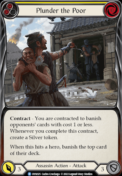 DYN - Plunder the Poor (Yellow) 