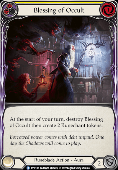 DYN - Blessing of Occult (Yellow) 