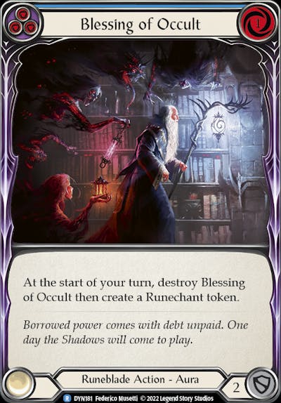 DYN - Blessing of Occult (Blue) 
