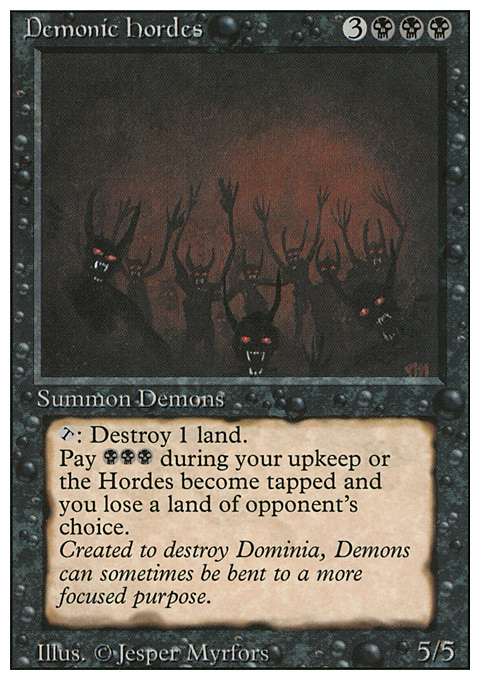 3ED - Demonic Hordes