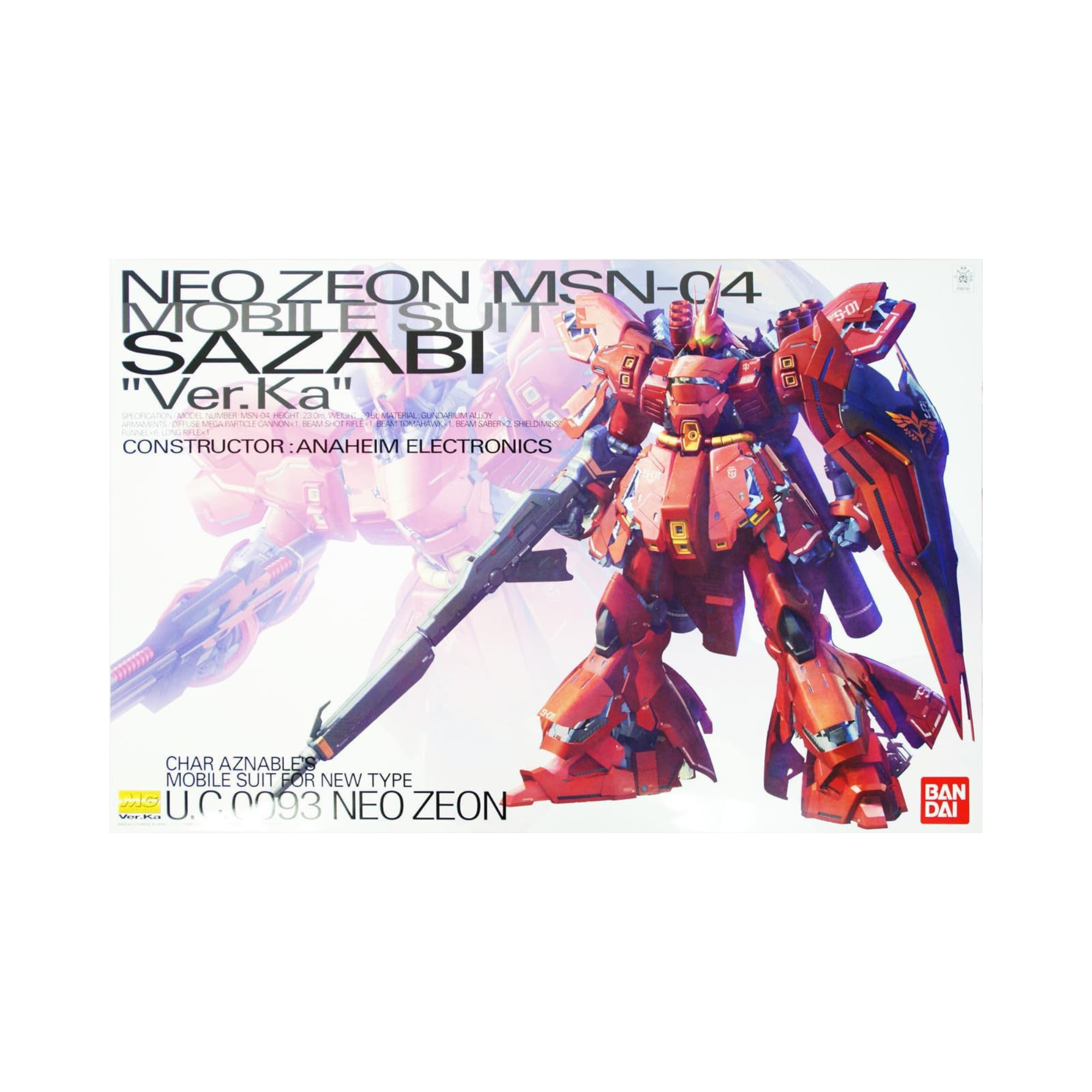 Gundam: MSN-04 Mobile Suit SAZABI Ver. KA