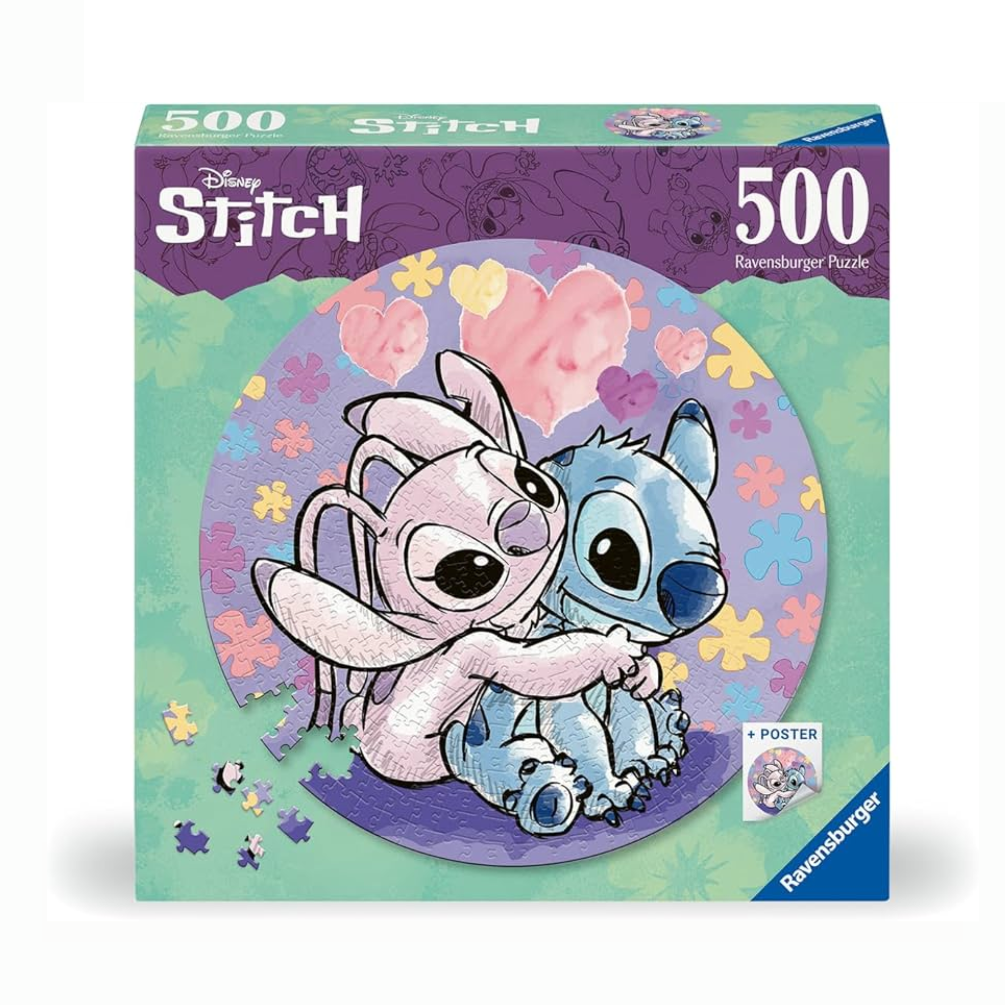 Stitch Rompecabezas Circular
