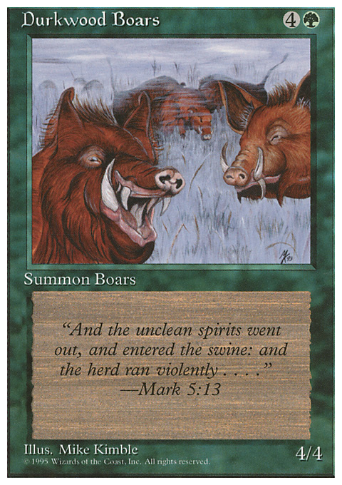 4ED - Durkwood Boars