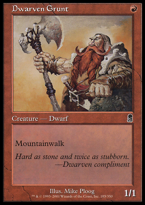 ODY - Dwarven Grunt