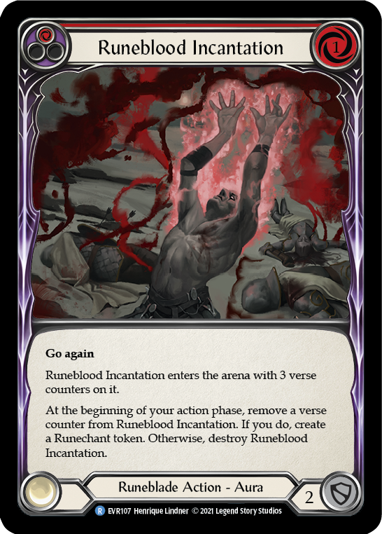 EVR - Runeblood Incantation (Red)