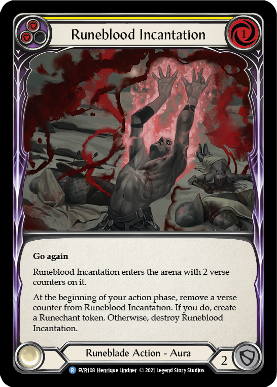 EVR - Runeblood Incantation (Yellow)