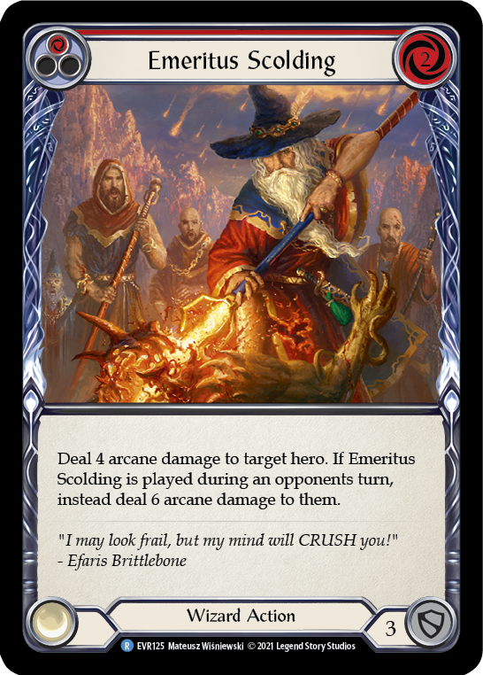 EVR - Emeritus Scolding (Red)