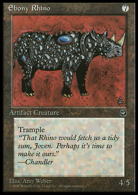 HML - Ebony Rhino