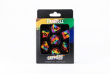 Sharp Edge Silicone Rubber Dice Set